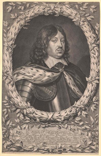 Karol X Gustaw, 1654. Według nieznanego oryginału, Österreichische Nationalbibliothek w Wiedniu.