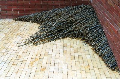 ill. 54: Wooden Object, 2006 - Wooden Object, 2006. Branches, 220 x 170 x 40 cm, de Weryha Collection, Hamburg
