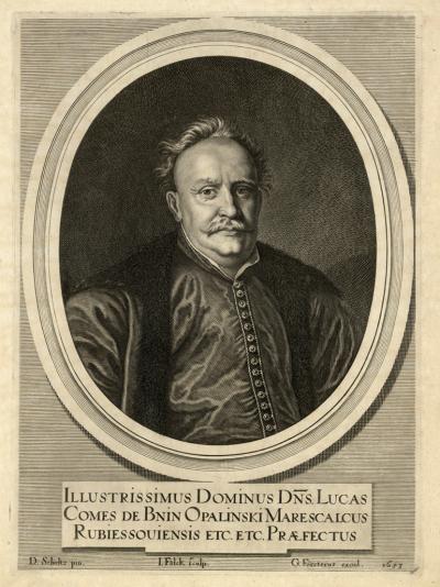 Łukasz Opaliński, 1653. Według obrazu Daniela Schultza, Biblioteka Narodowa w Warszawie.