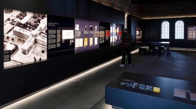 Gedenkstätte Berlin-Plötzensee, Dokumentationssaal zur Geschichte des Gefängnisses und zur Rolle der Justiz im Dritten Reich