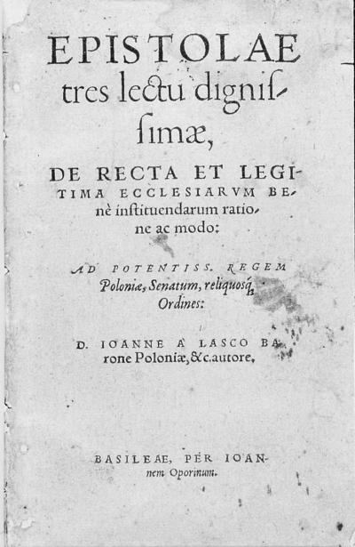 Trzy listy, 1556 r.