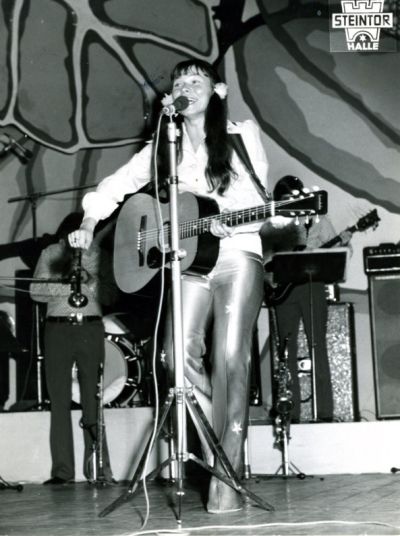 Na koncercie w Halle, NRD, lata 70-te
