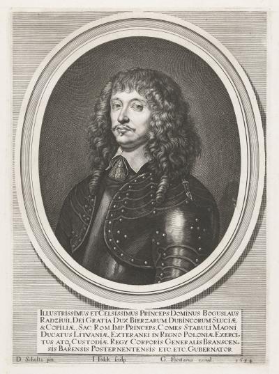 Bogusław Radziwiłł, 1654. Według obrazu Daniela Schultza, Rijksmuseum w Amsterdamie.