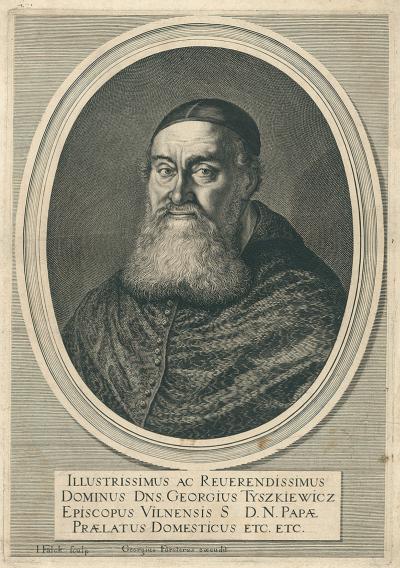 Jerzy Tyszkiewicz, 1650/55. Według nieznanego oryginału, Biblioteka Narodowa w Warszawie.