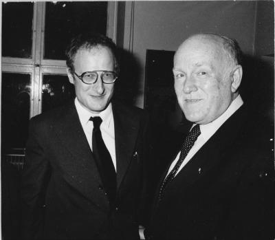 Meyer im Gespräch, 1980 - Meyer im Gespräch nach dem Konzert eines der herausragenden Pianisten seiner Generation, Swjatoslaw Richter.