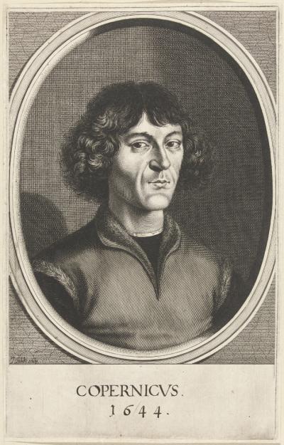 Nikolaus Kopernikus, 1644. Nach einem unbekannten Gemälde, Rijksmuseum Amsterdam.