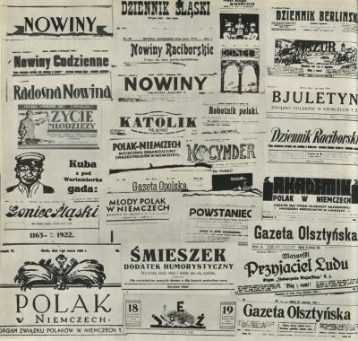Bild 2: Abbildung zur polnischen Presse in Deutschland - Abbildung zum polnischen Pressewesen und -erzeugnissen in Deutschland. Überblick über unterschiedliche polnische Zeitschriften. 