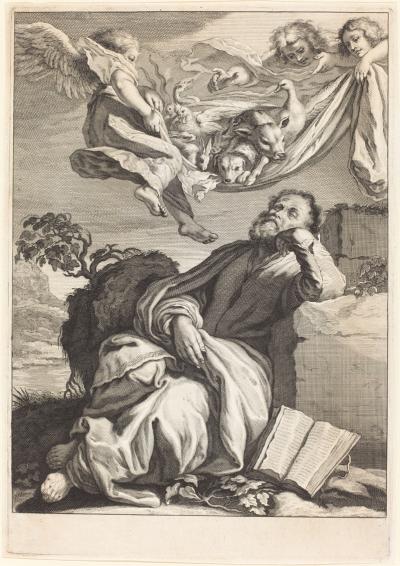 Wizja św. Piotra, 1655/57. Według obrazu Domenica Fettiego, National Gallery of Art w Waszyngtonie, DC.