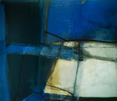 Farblandschaft VI/11, 1993. Acryl, Pigmente auf MDF, 100 x 120 cm, Privatbesitz