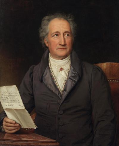 Joseph Karl Stieler (1781-1858): Johann Wolfgang von Goethe, 1828. Öl auf Leinwand, 78 x 63,8 cm, Inv. Nr. WAF 1048, Bayerische Staatsgemäldesammlungen – Neue Pinakothek München