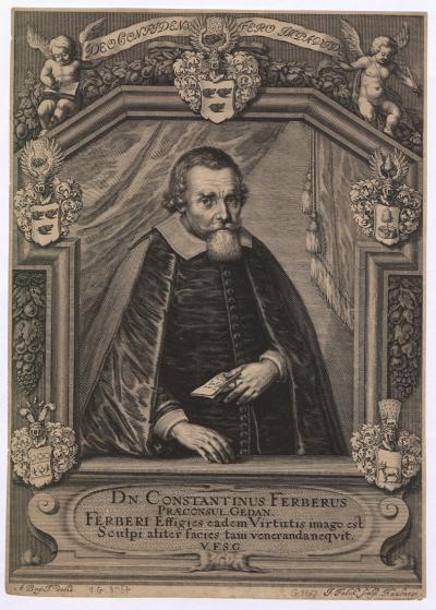 Konstantin Ferber, 1658/63. Nach einem Gemälde von Adolf Boy, Nationalbibliothek Warschau/Biblioteka Narodowa w Warszawie.