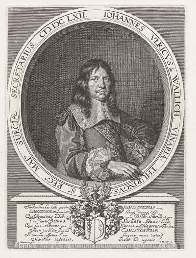 Johann Ulrich von Wallich, 1662. Według obrazu Gerda Dittmersa, Rijksmuseum w Amsterdamie.