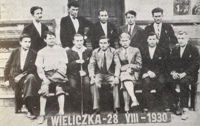 Członków „Silesii Superior” na wyjeździe do Wieliczki - 1930 r. 