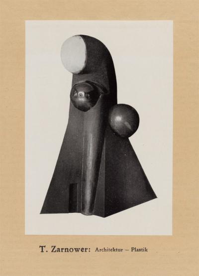 Abb. 12: Zarnower, Architektur-Plastik, 1923 - Bildtafel T. Zarnower: Architektur – Plastik, in: Der Sturm, 14. Jahrgang, 6. Heft, Juni 1923, Seite 87