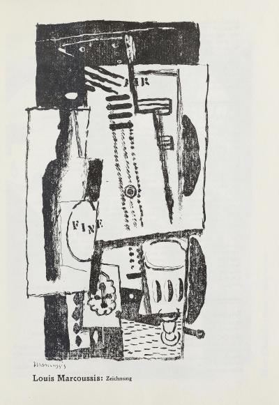Louis Marcoussis: Zeichnung, in: Der Sturm, 11. Jahrgang, 3. Heft, Berlin, Juni 1920, Seite 39