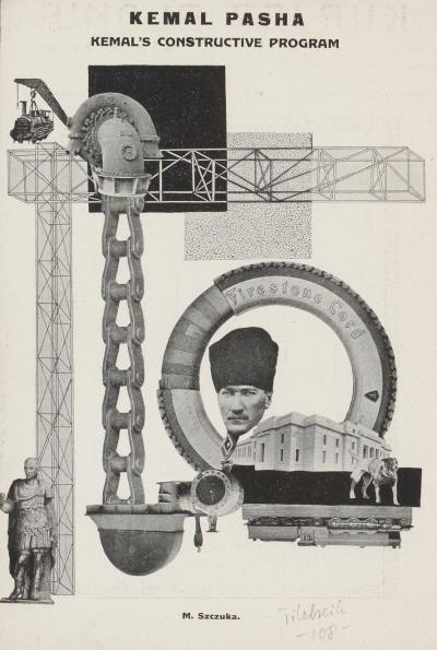 M. Szczuka: Kemal Pasha. Kemal’s Constructive Program, 1924, in: Blok. Revue d’art, Warschau, Juli 1924