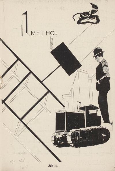 Abb. 24: Szczuka, Methods, 1924 - M. Szczuka: Methods. Materials, 1924, in: Blok. Revue d’art, Warschau, Juli 1924