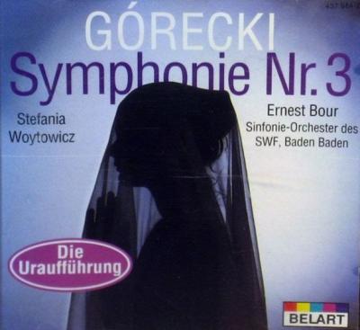Abb. 4: LP-Cover, 1993 - Schallplattenaufnahme von der Uraufführung der 3. Sinfonie mit dem Sinfonieorchester des Südwestfunks Baden-Baden (1977), bei Belart (Polygram), 1993 