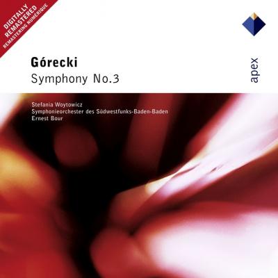 Abb. 5: LP-Cover, 2007 - Schallplattenaufnahme von der Uraufführung der 3. Sinfonie mit dem Sinfonieorchester des Südwestfunks Baden-Baden (1977), bei Apex (Warner Classics, 2003), Neuauflage 2007 