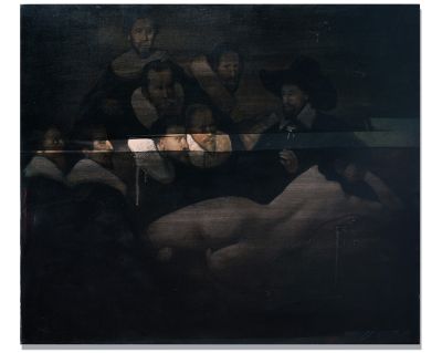 Wiesław Smętek, Anatomie (Anatomia), 1988-2014, olej na płótnie, 110 x 130 cm, własność artysty