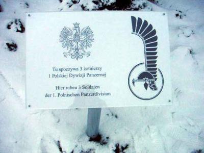 Grabsteine polnischer Soldaten und von Soldaten mit polnisch klingenden Namen -  