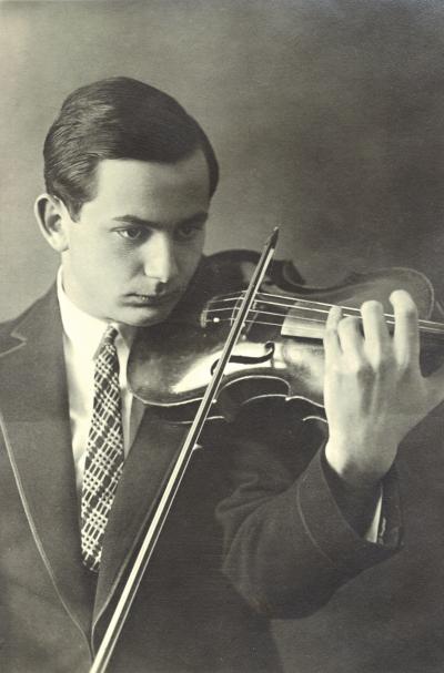 Szymon Goldberg, um 1924 in Berlin