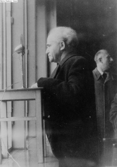 Bild von David Ben-Gurion 1946 in Eschwege 