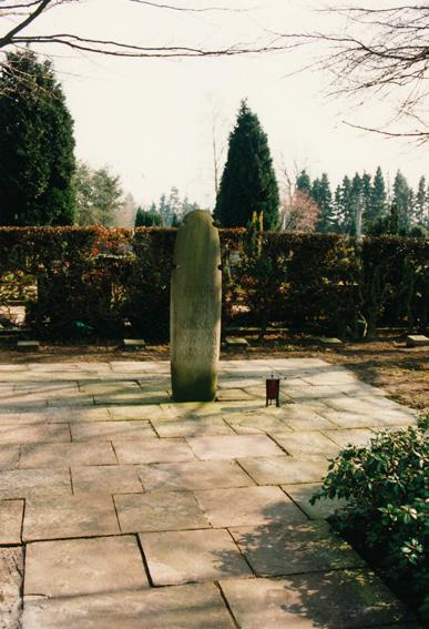 Memorial stone and tombstones -  