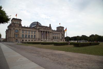 The Reichstag building - The Reichstag building in Berlin was the first stop on the study tour of the IBB and Porta Polonica, 2019. 