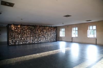 In der Ausstellung des Staatlichen Museums Auschwitz-Birkenau - Blick in die Ausstellung des Staatlichen Museums Auschwitz-Birkenau, Oświęcim 2019. 