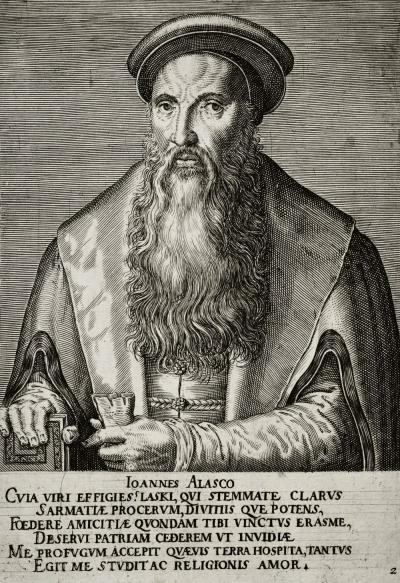 Joannes a Lasco (Jan Łaski), 1567. - Kiedy w 1499 roku w polskiej rodzinie szlacheckiej urodził się Jan Łaski, znany również pod łacińskim imieniem i nazwiskiem Johannes a Lasco, jego kariera jako wpływowego polityka i teologa była już przesądzona.