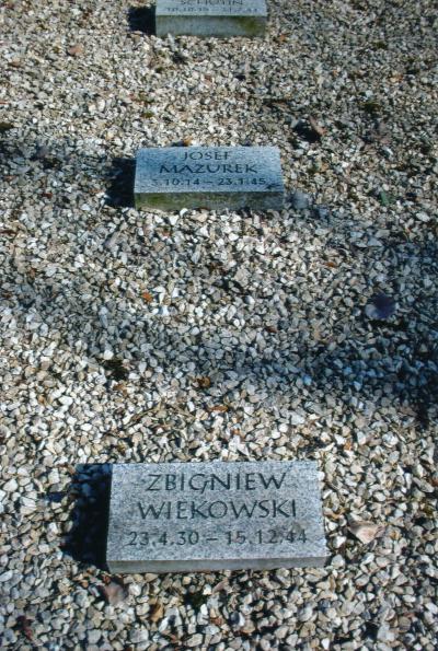 Polish graves at the main cemetery in Mannheim -  