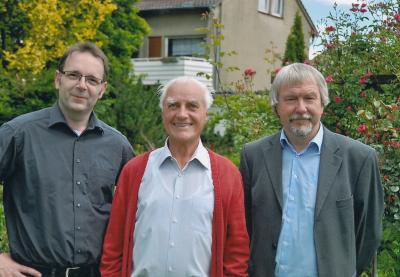 Oliver Nickel, Ferdinand Matuszek i Friedhelm Schäffer (od lewej do prawej), 2014 r. 