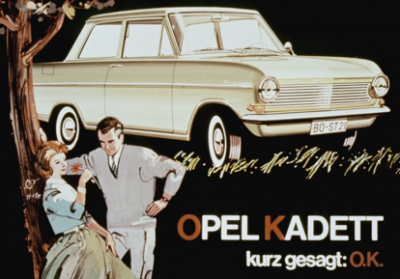 Werbeanzeige der Adam Opel AG