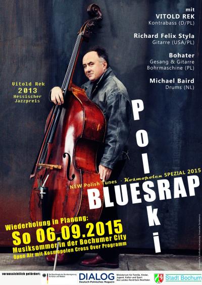Polski Bluesrap, Plakat, 2015 - Polski Bluesrap, Plakat, 2015. 