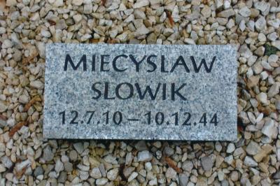 Kamienie nagrobne Polaków i tablica upamiętniająca na budynku szkoły -  
