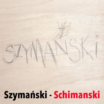 Wiesław Smętek, Szymański - Schimanski, Illustrationsentwurf zum Text von Marek Firlej, 2023