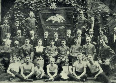 Members of the Sokół gymnastics club in Breslau, 1910