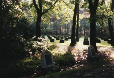 Tombstones and monuments of the memorial site  -  
