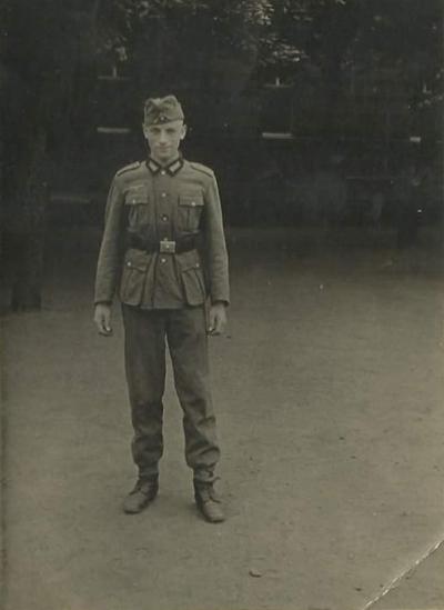Bernhard Switon in military uniform, copy 2019 - Bernhard Switon in military uniform, copy 2019, original owned by Dorota Ciernia 