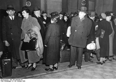 Ausweisung jüdischer Polen aus Nürnberg, 28.10.1938.