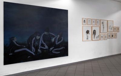 Ausgestellte Werke in der Galerie Kungerkiez - Berlin, 2023 