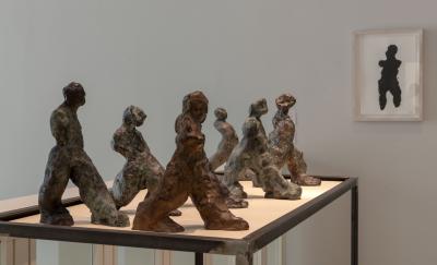 Karol Broniatowski, bronze sculpture and large-format gouache - Bronze sculptures and large-format gouache.