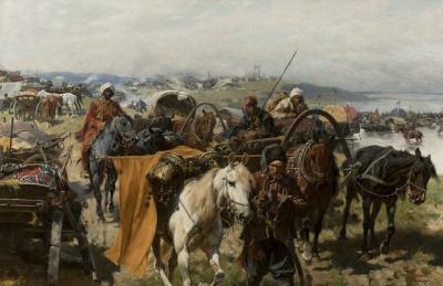 The Camp of the Zaporozhian Cossacks or the Camp of the Tartars/Obóz Zaporożców