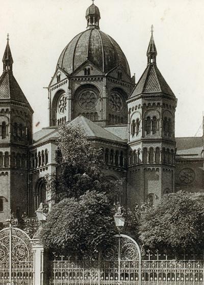 New Synagogue of Breslau, ca. 1895