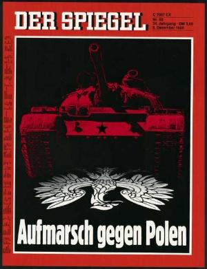 DER SPIEGEL cover, issue 50/1980