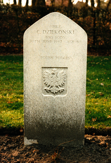 Gräber der polnischen Soldaten