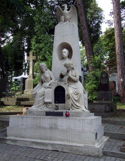 Grobowiec Karola Szajnochy, 1868 - Grobowiec Karola Szajnochy, 1868, Cmentarz Łyczakowski, Lwów 