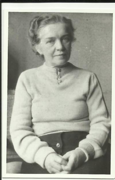 Janina Kłopocka after she was released from prison.