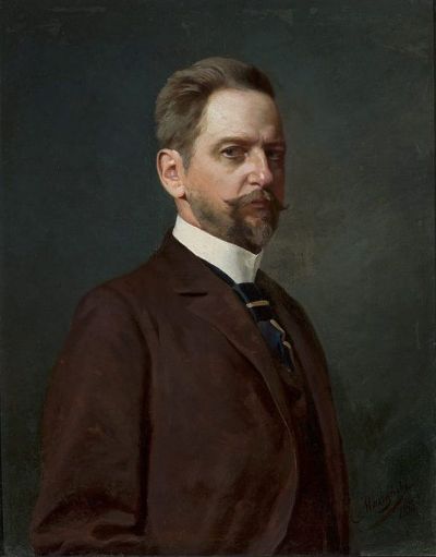 Selbstporträt/Autoportret, 1898 - Selbstporträt/Autoportret, 1898. Öl auf Leinwand, 78,5 x 62,5 cm 